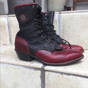 Vintage lace up boot
